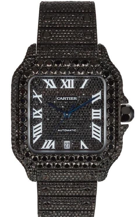 cheap fake iced out watches|iced out cartier watch real.